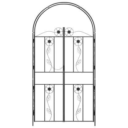 Tuin Boog Effen Zwart