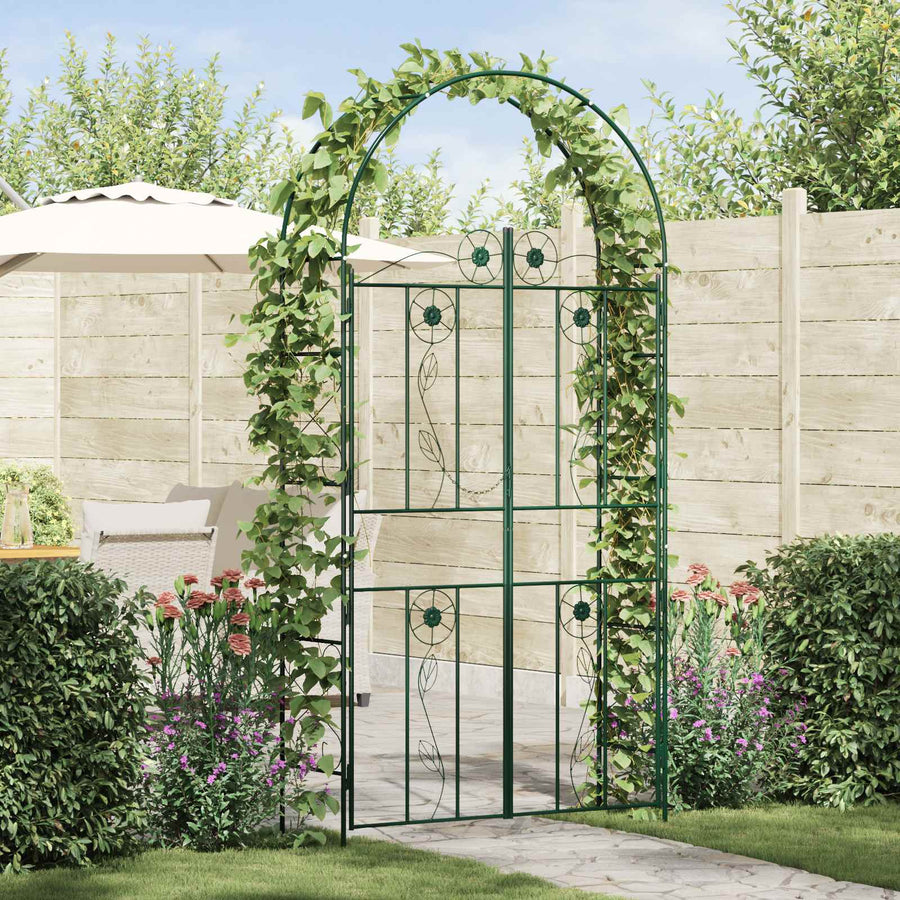 Tuin Boog Effen Groen
