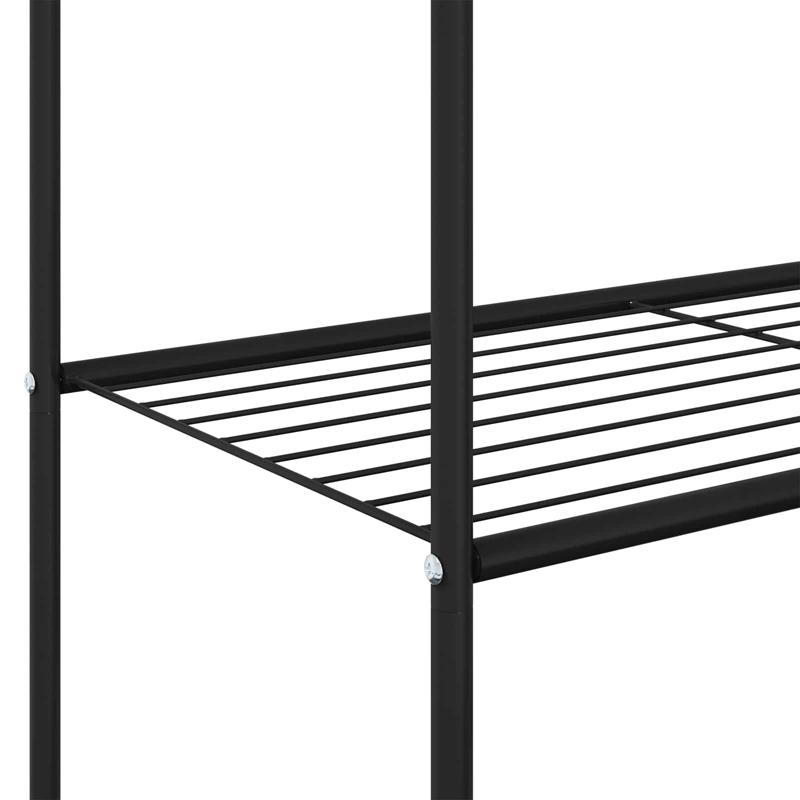 Kledingrek Effen Zwart