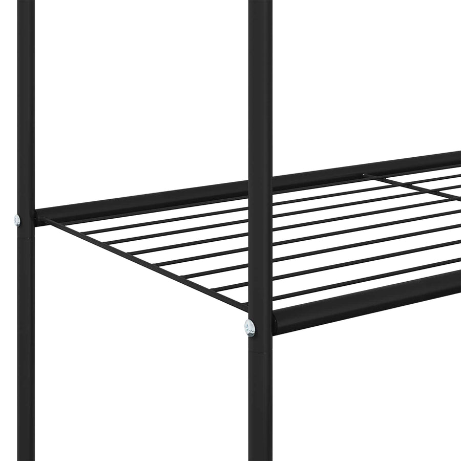 Kledingrek Effen Zwart
