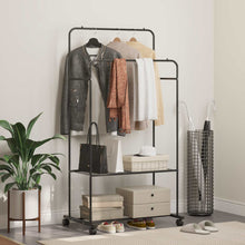 Kledingrek Effen Zwart