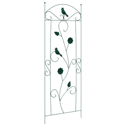 Tuinhek Latwerk 3 pcs Groen 112 x 40 cm Staal