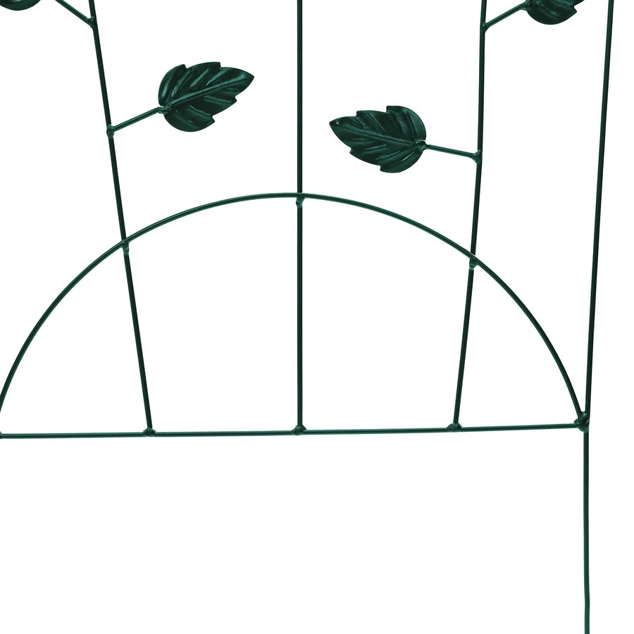 Tuinhek Latwerk 3 pcs Groen 112 x 40 cm Staal