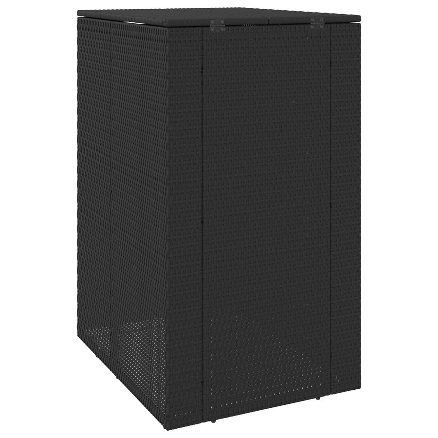 Afvalbak Box Zwart 65 x 80 x 115 cm Polyetheen