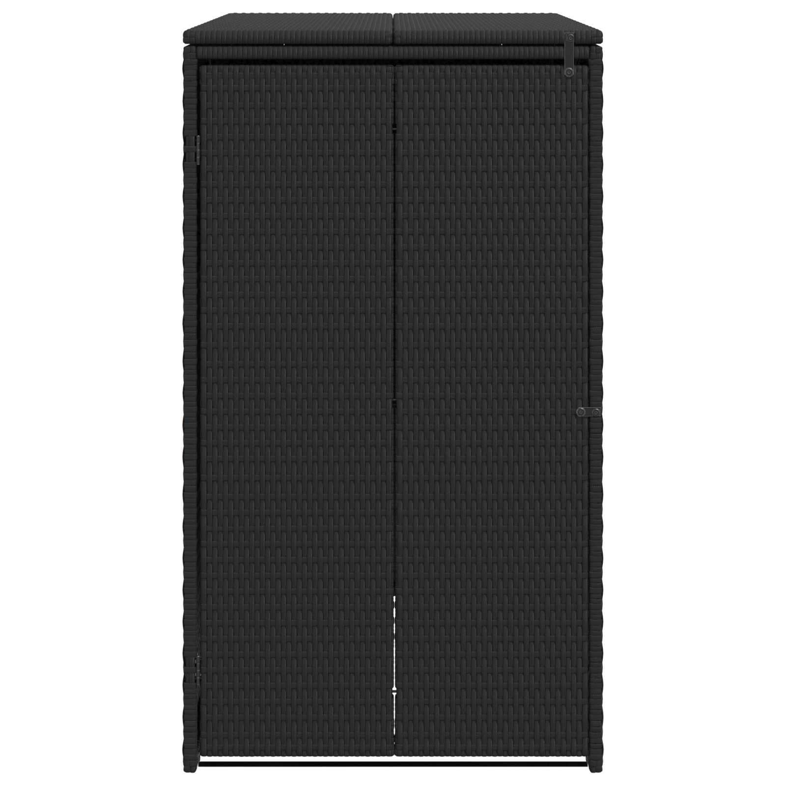 Afvalbak Box Zwart 65 x 80 x 115 cm Polyetheen
