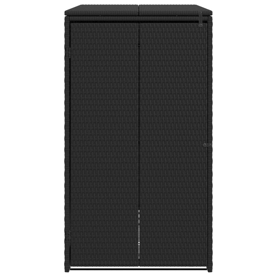 Afvalbak Box Zwart 65 x 80 x 115 cm Polyetheen
