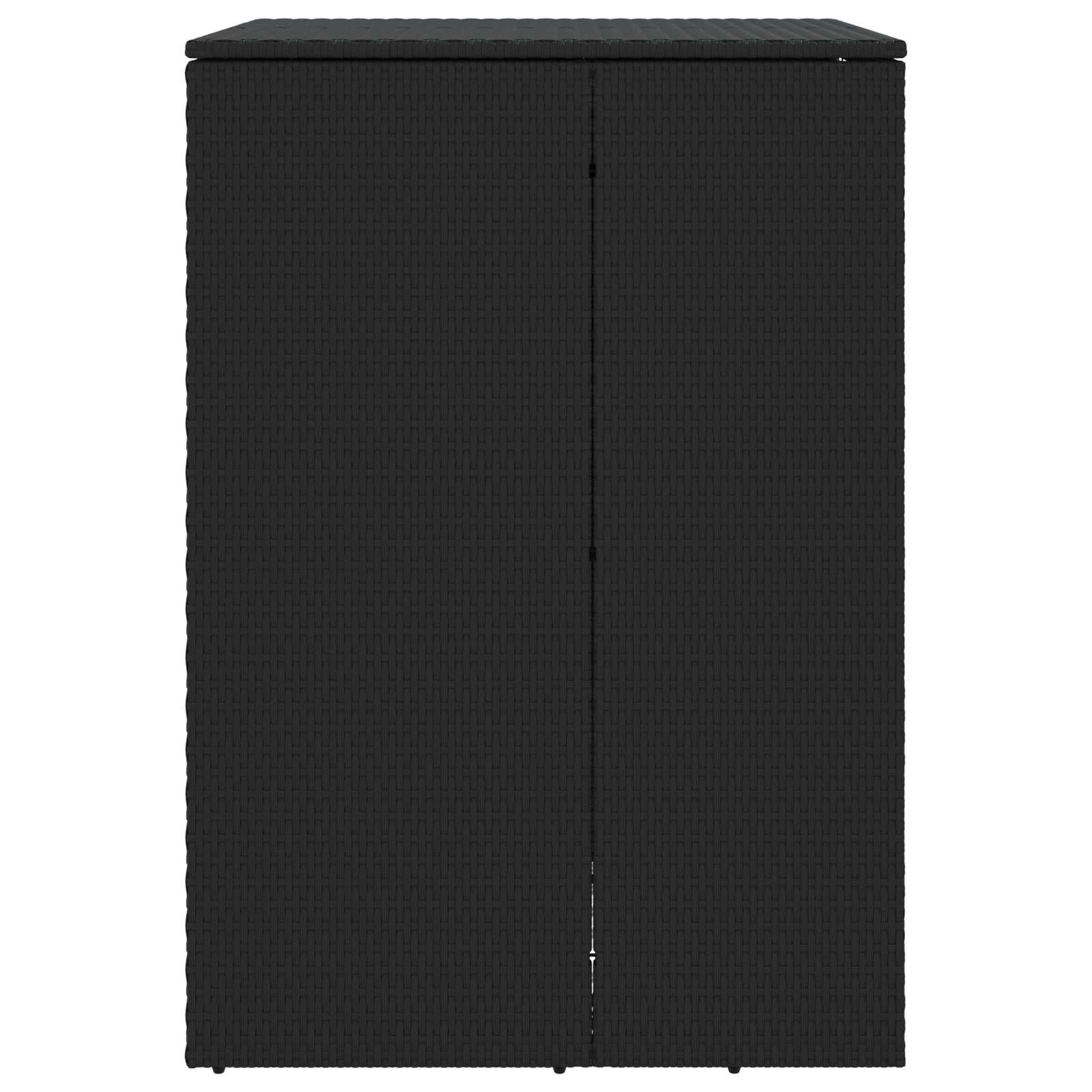 Afvalbak Box Zwart 65 x 80 x 115 cm Polyetheen