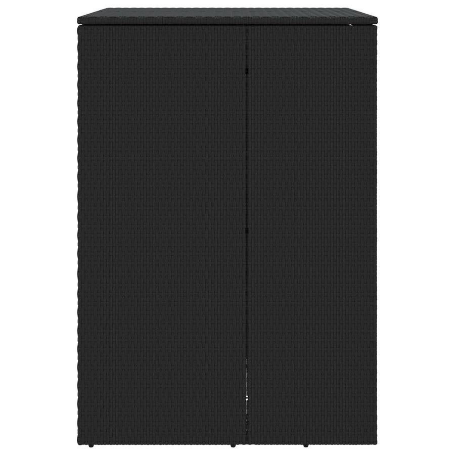 Afvalbak Box Zwart 65 x 80 x 115 cm Polyetheen