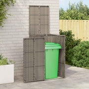 Afvalbak 65x80x115 cm grijs polyetheen