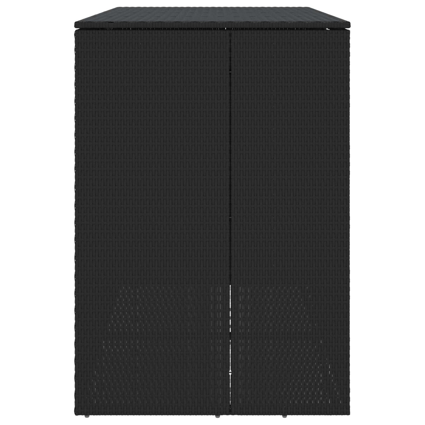 Afvalbak Box 2 pcs Zwart 65 x 80 x 115 cm Polyetheen
