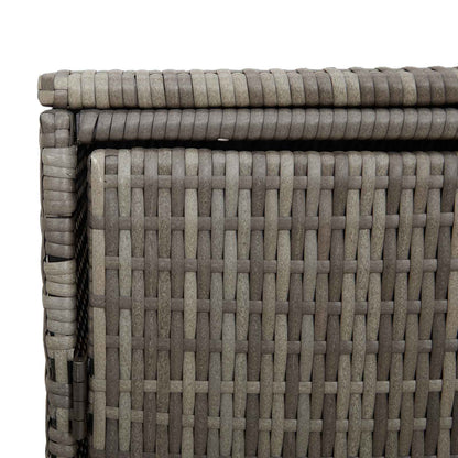 Afvalbak Box 2 pcs Grijs 65 x 80 x 115 cm Polyetheen