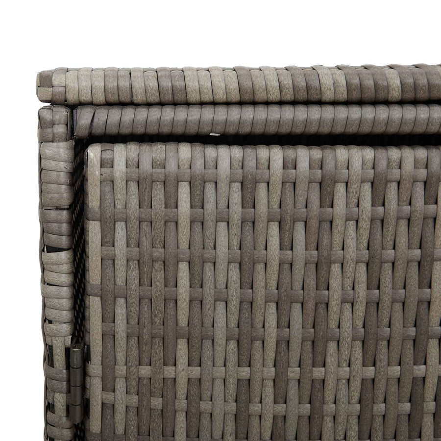 Afvalbak Box 2 pcs Grijs 65 x 80 x 115 cm Polyetheen