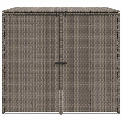 Afvalbak Box 2 pcs Grijs 65 x 80 x 115 cm Polyetheen