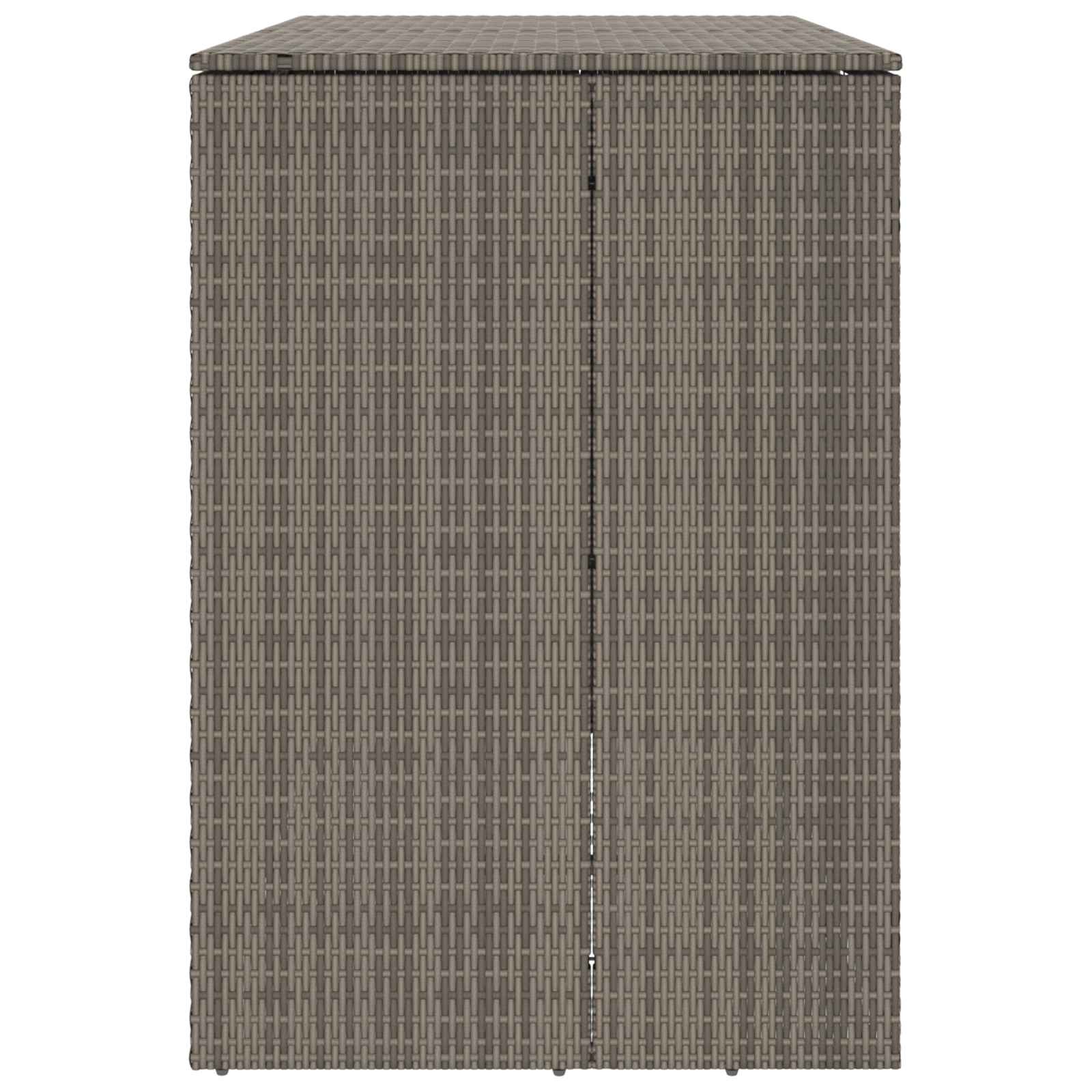Afvalbak Box 2 pcs Grijs 65 x 80 x 115 cm Polyetheen
