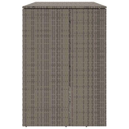 Afvalbak Box 2 pcs Grijs 65 x 80 x 115 cm Polyetheen