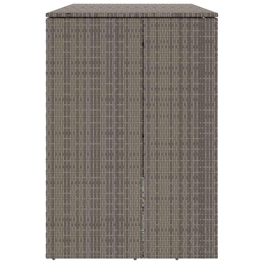 Afvalbak Box 2 pcs Grijs 65 x 80 x 115 cm Polyetheen