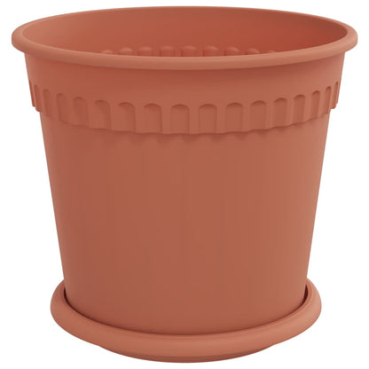 Plantenpotten 6 pcs Baksteenrood Ø 19 x 16 cm Kunststof