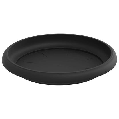 Plantenpotten 24 pcs Zwart Ø 12,5 x 10 cm Kunststof