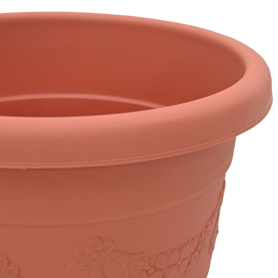 Plantenpotten 6 pcs Baksteenrood Ø 26 x 21.5 cm Kunststof