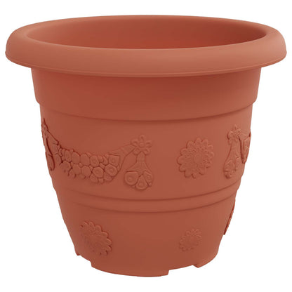 Plantenpotten 24 pcs Baksteenrood Ø 26 x 21.5 cm Kunststof