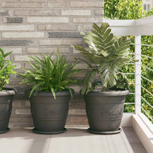 Plantenpotten 24 pcs Zwart Ø 39 x 32 cm Kunststof