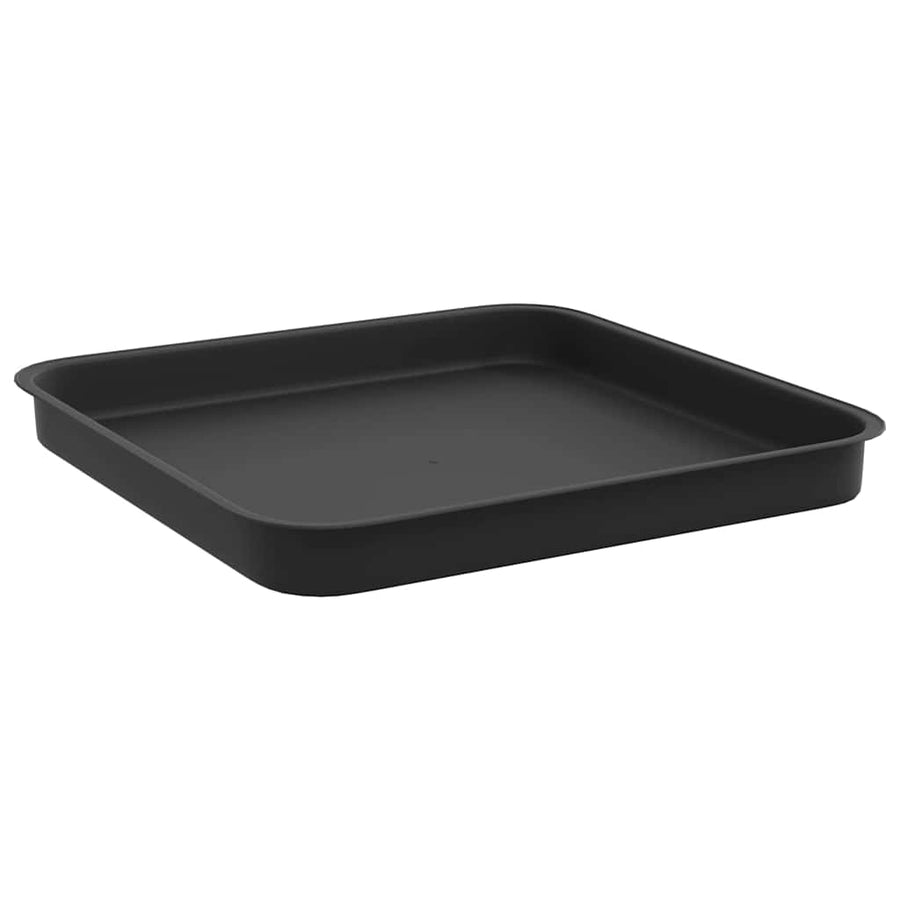 Plantenpotten 6 pcs Zwart 33 x 33 x 26 cm Kunststof