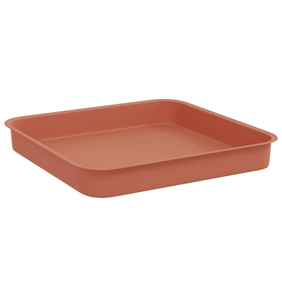 Plantenpotten 24 pcs Baksteenrood 16 x 16 x 14 cm Kunststof
