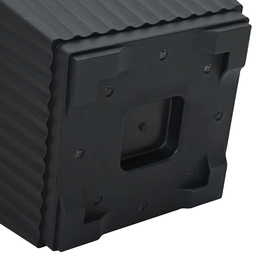 Plantenpotten 24 pcs Zwart 20 x 20 x 16 cm Kunststof