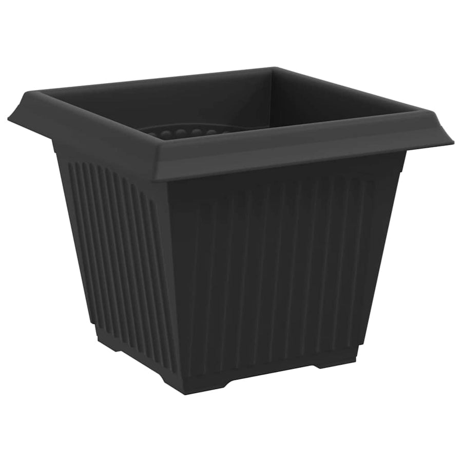 Plantenpotten 24 pcs Zwart 33 x 33 x 26 cm Kunststof