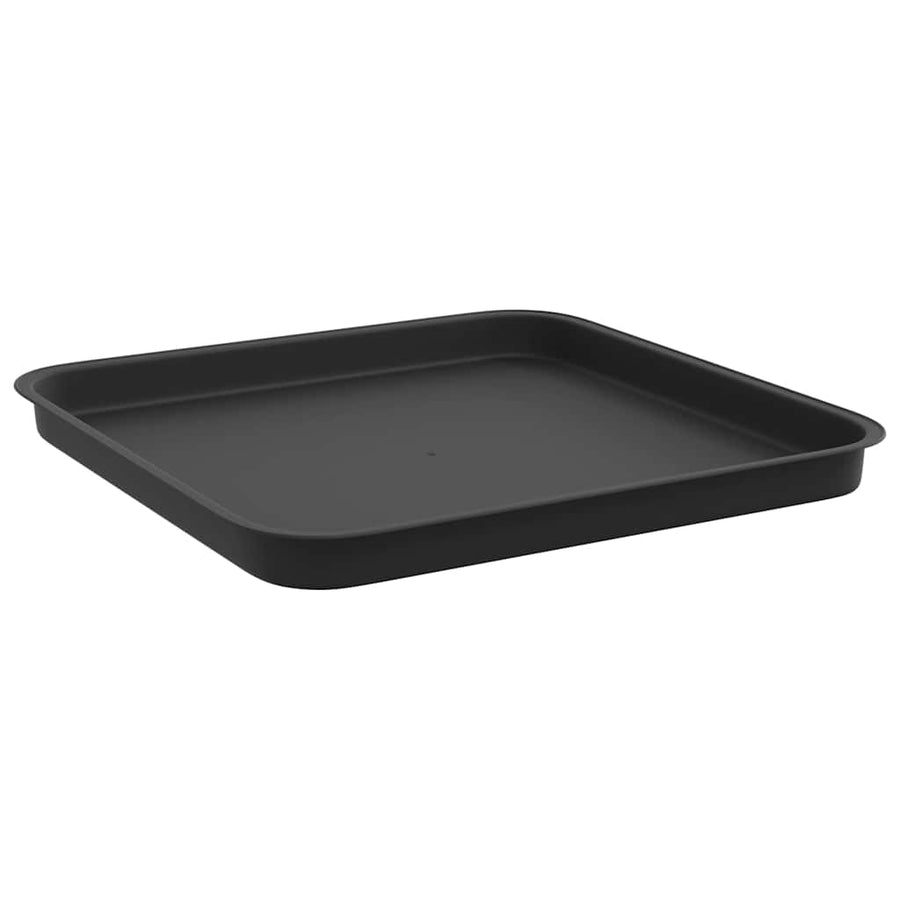 Plantenpotten 24 pcs Zwart 38 x 38 x 30 cm Kunststof