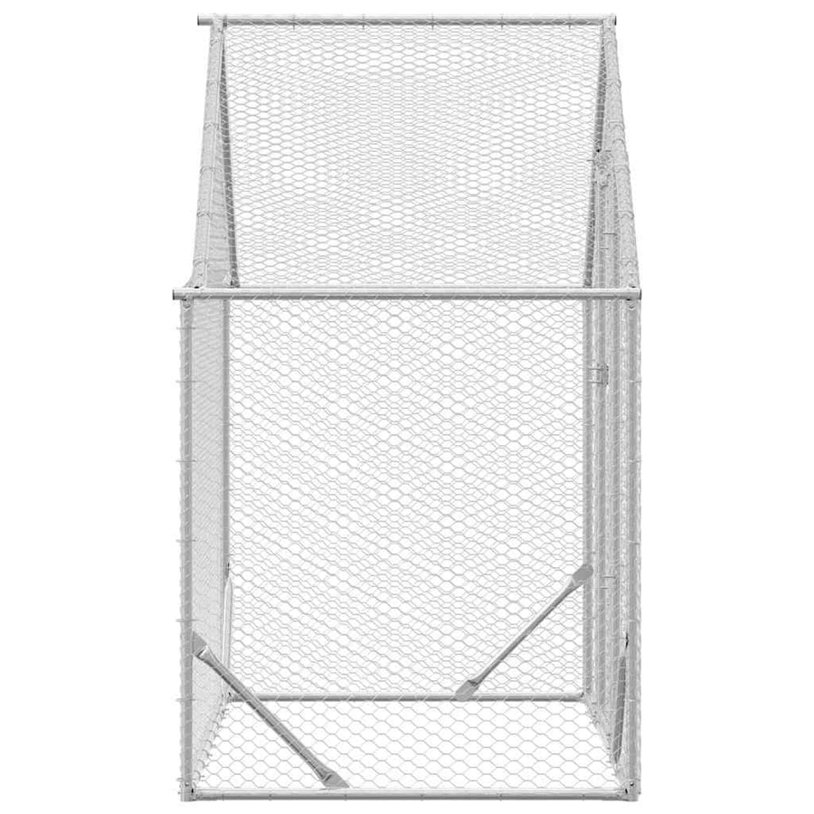 Kippenhok Zilver 400x170x177cm Gegalvaniseerd staal