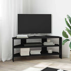 Hoek tv-kast 102x40,5x45 cm zwart bewerkt hout