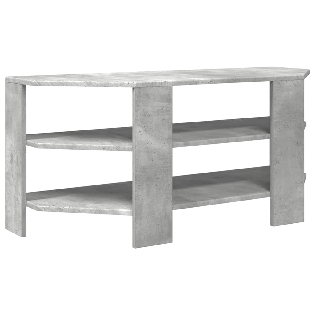 HoekTVKast Beton Grijs 102x40,5x45cm Bewerkt hout