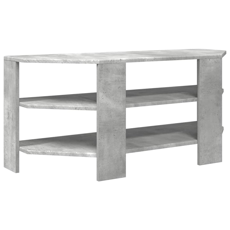 HoekTVKast Beton Grijs 102x40,5x45cm Bewerkt hout