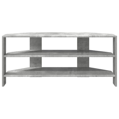 HoekTVKast Beton Grijs 102x40,5x45cm Bewerkt hout