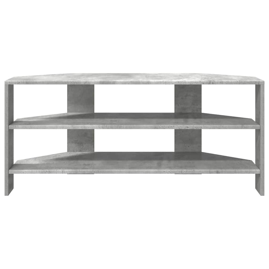 HoekTVKast Beton Grijs 102x40,5x45cm Bewerkt hout
