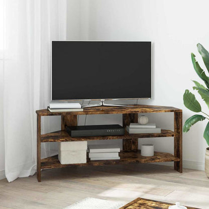 HoekTVKast Gerookt eiken 102x40,5x45cm Bewerkt hout
