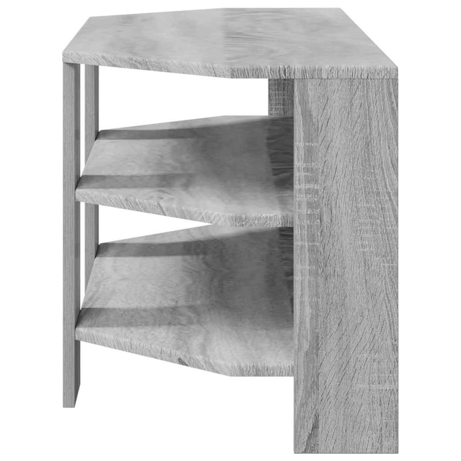 HoekTVKast Grijs Sonoma 102x40,5x45cm Bewerkt hout
