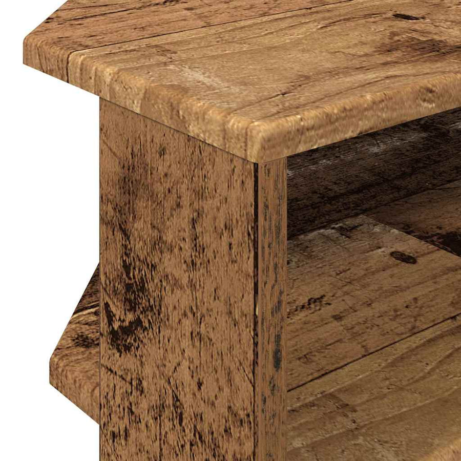 HoekTVKast Oud Hout 102x40,5x45cm Bewerkt hout
