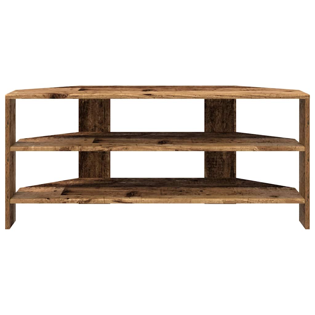 HoekTVKast Oud Hout 102x40,5x45cm Bewerkt hout