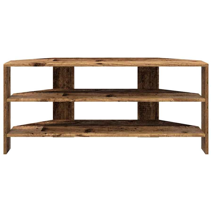 HoekTVKast Oud Hout 102x40,5x45cm Bewerkt hout