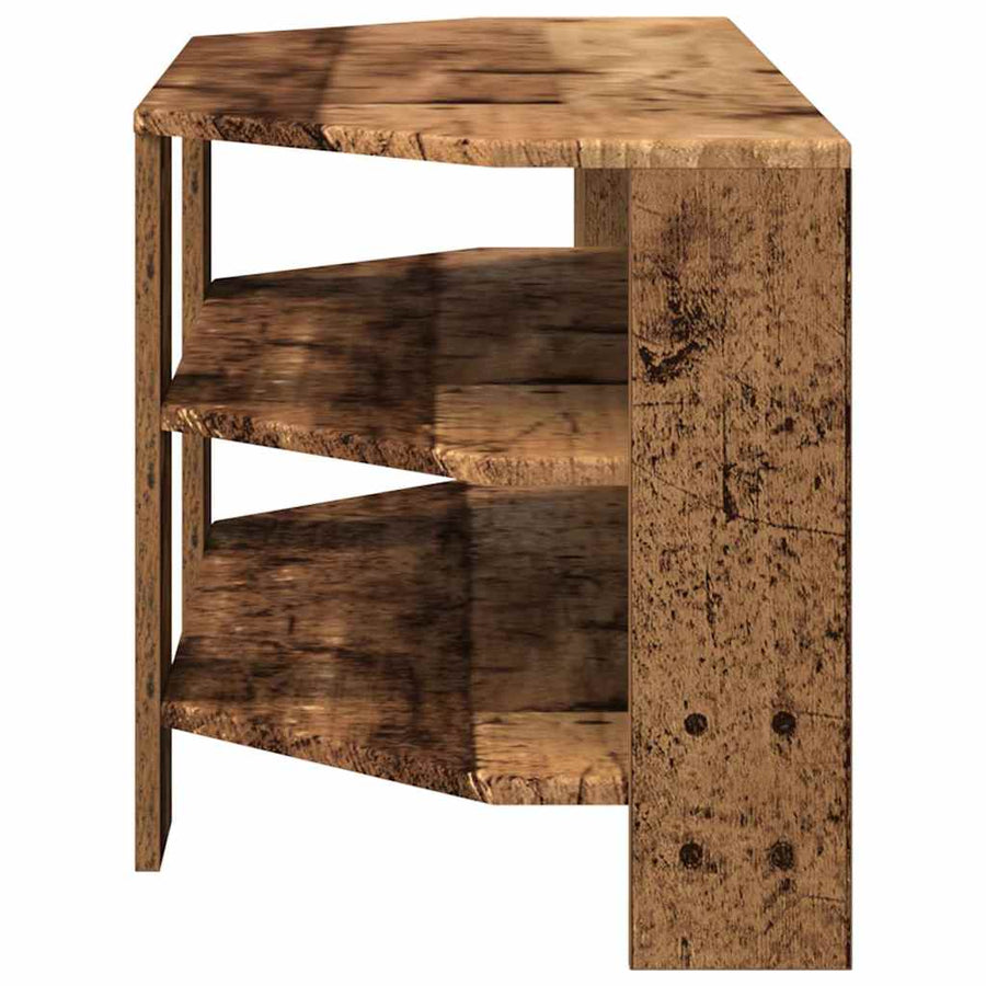 HoekTVKast Oud Hout 102x40,5x45cm Bewerkt hout