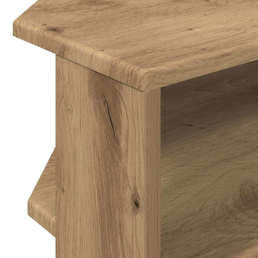 HoekTVKast Artisan Eiken 102x40,5x45cm Bewerkt hout