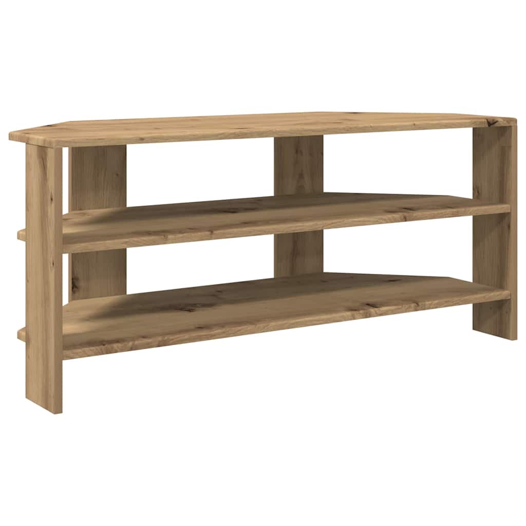 HoekTVKast Artisan Eiken 102x40,5x45cm Bewerkt hout