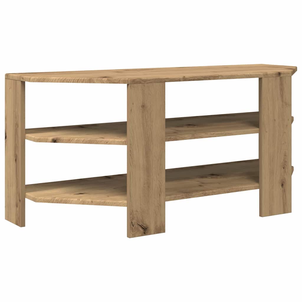 HoekTVKast Artisan Eiken 102x40,5x45cm Bewerkt hout