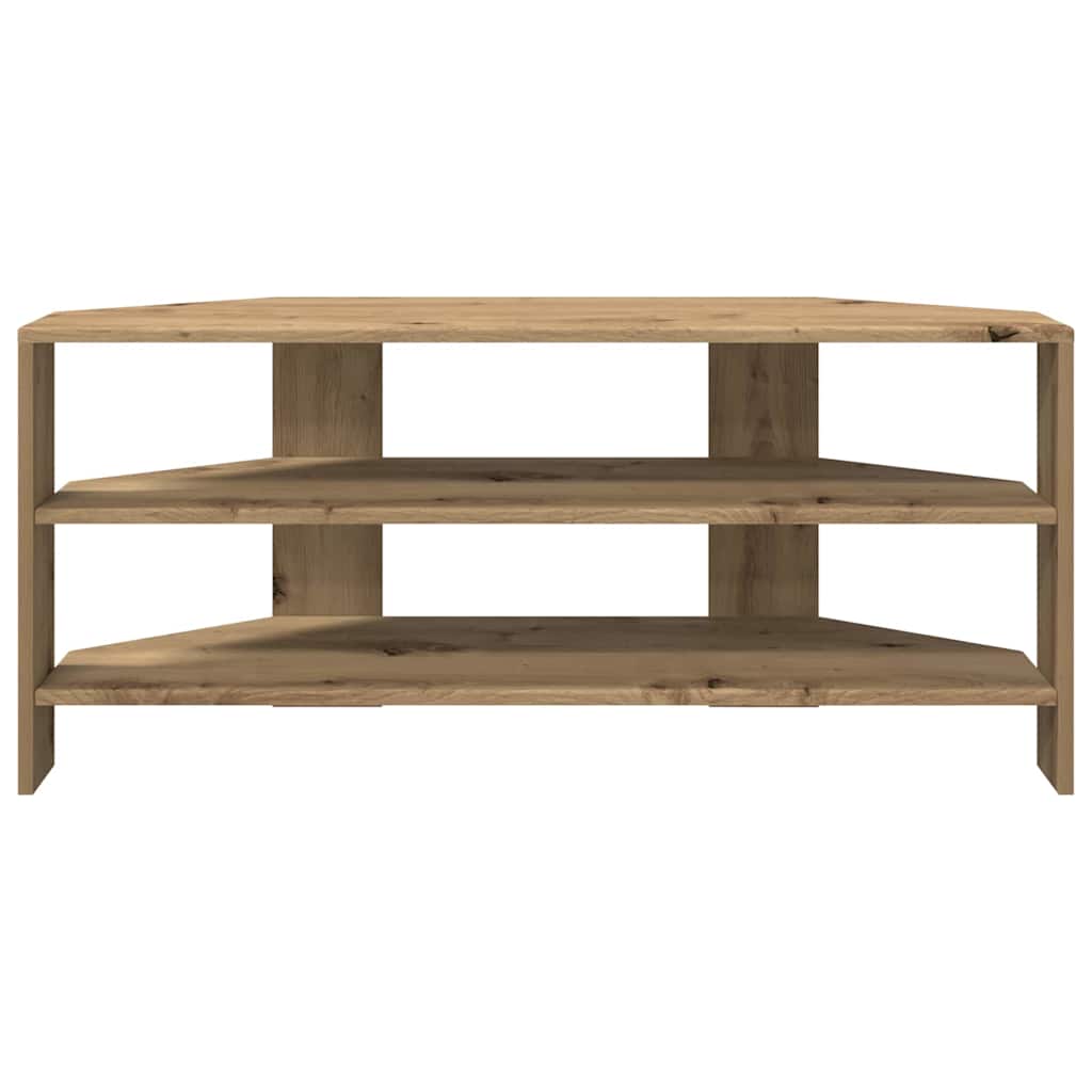 HoekTVKast Artisan Eiken 102x40,5x45cm Bewerkt hout