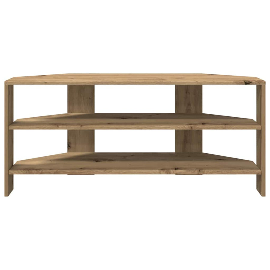 HoekTVKast Artisan Eiken 102x40,5x45cm Bewerkt hout