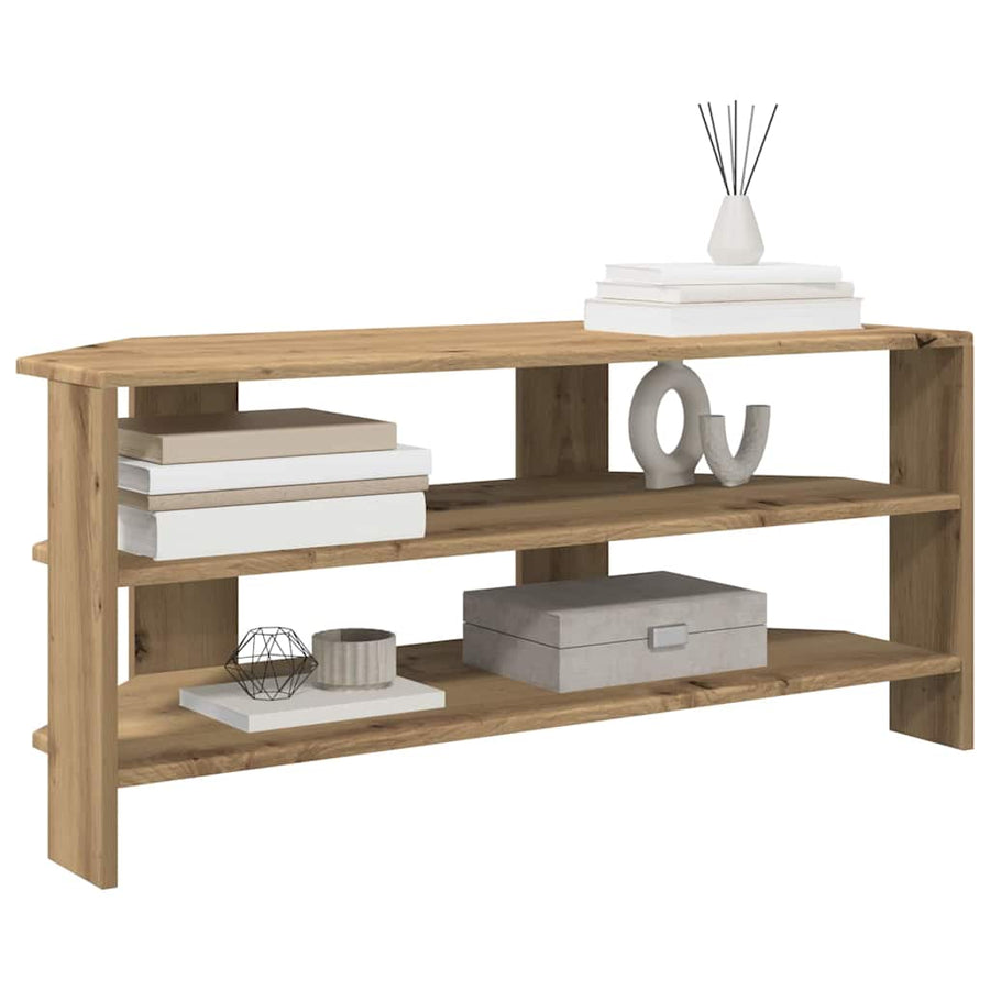 HoekTVKast Artisan Eiken 102x40,5x45cm Bewerkt hout