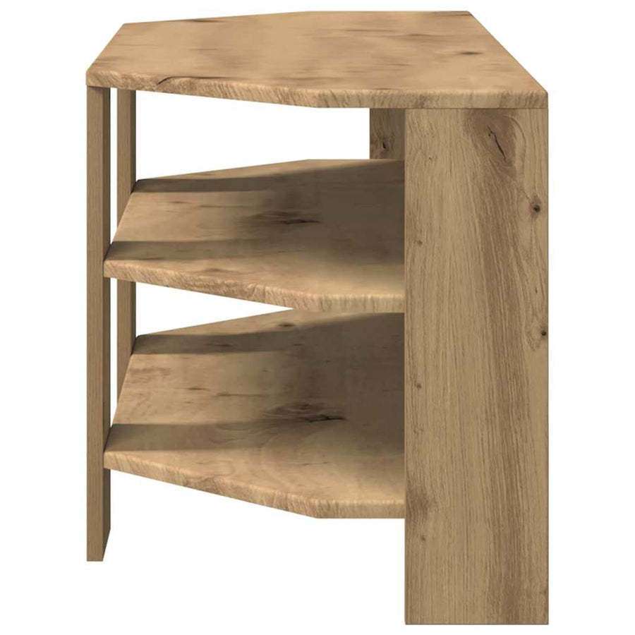 HoekTVKast Artisan Eiken 102x40,5x45cm Bewerkt hout
