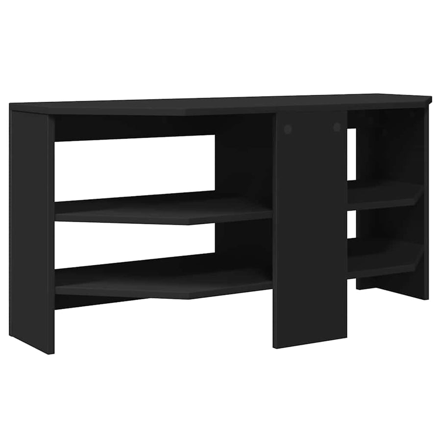 HoekTVKast Zwart 102x40,5x45cm Bewerkt hout